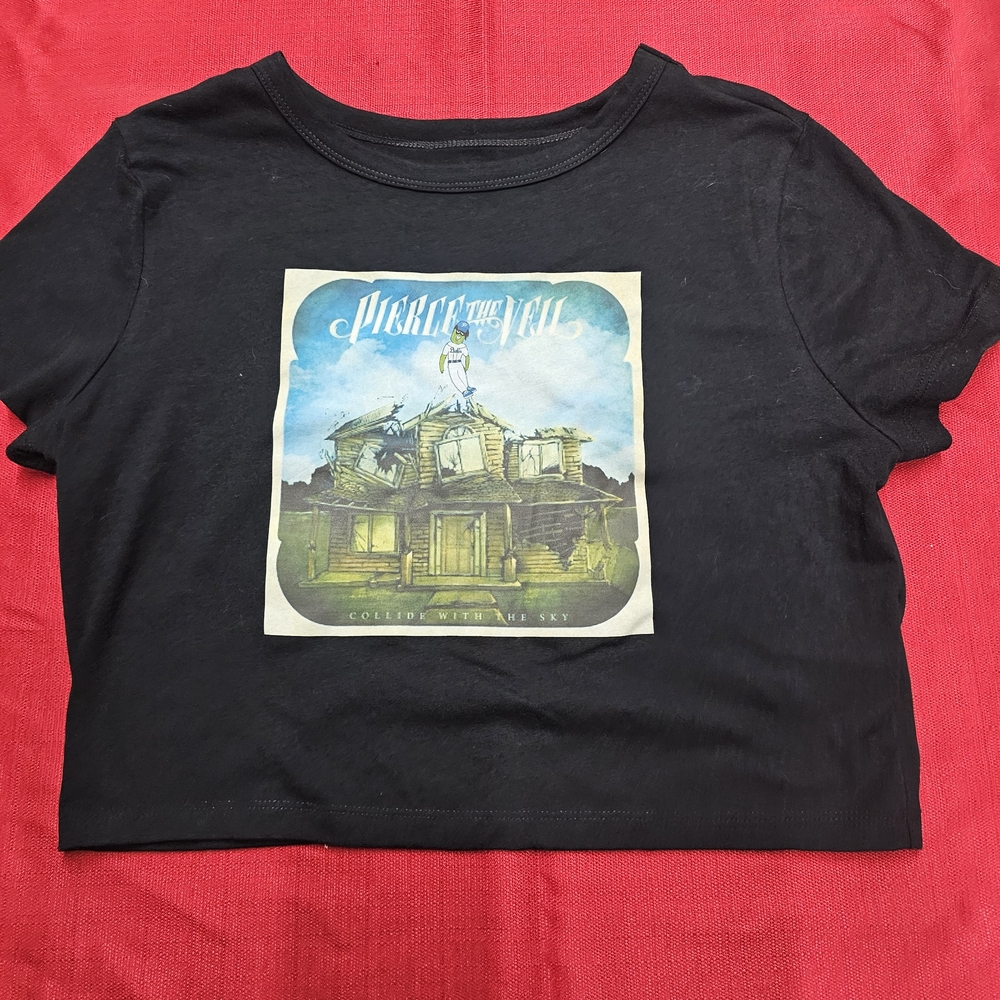 Wild Fable Graphic‎ Crop Tee Pierce The Veil Xl